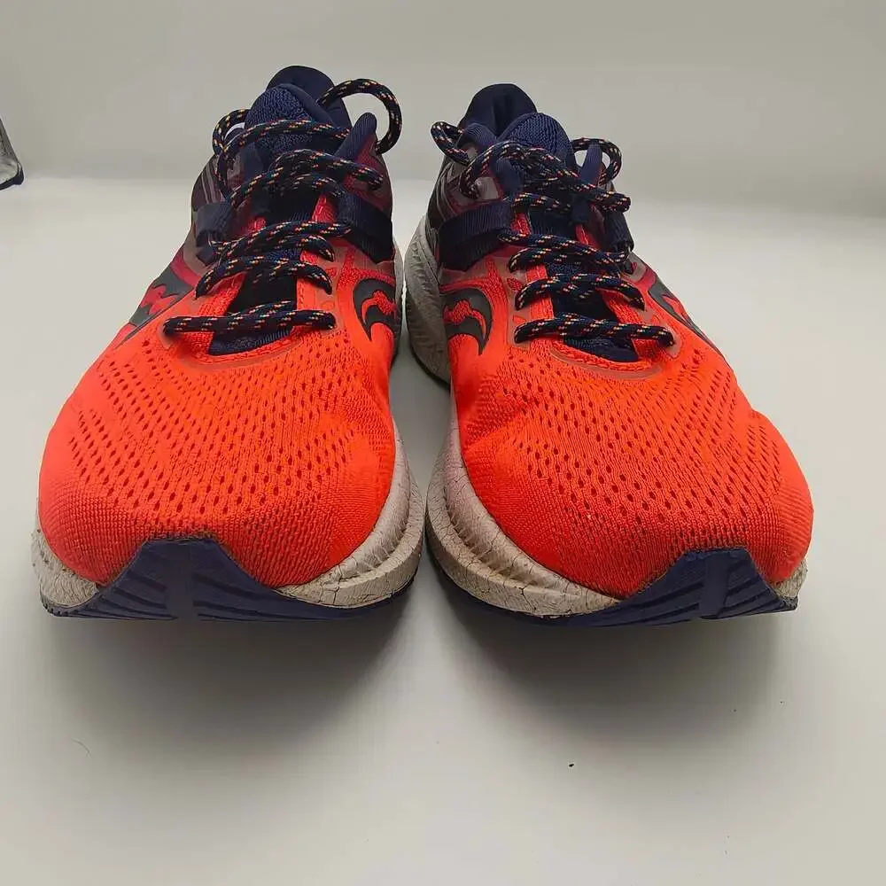 Saucony Triumph 20 Women's Running Shoes Size 7.5 Orange Navy S10759-65
